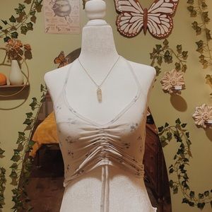 hollister scrunch top